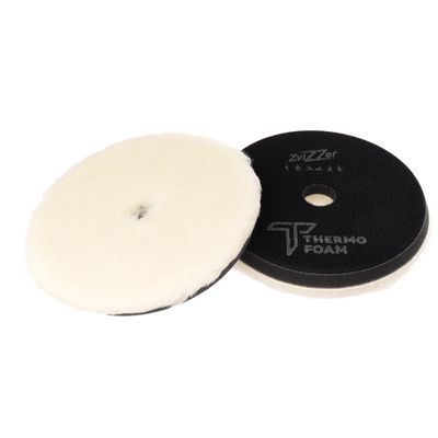 160/30/150 - ZviZZer THERMO WOOL 30mm (RO) - меховой круг, полутвердый интерфейс (синий)
