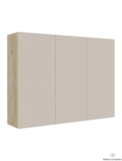 Бостон ШН-001 шкаф навесной Дуб Крафт серый/Кашемир