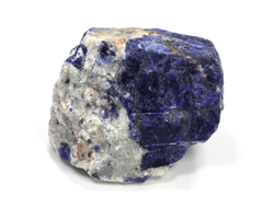 Содалит, необработанный "дикий" образец, Намибия (40*33*23 мм, 50 г) №26692