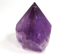 Аметист, аметрин, кристалл полированный со спиленным основанием, Бразилия (61*58*47 мм, 188 г) №37664