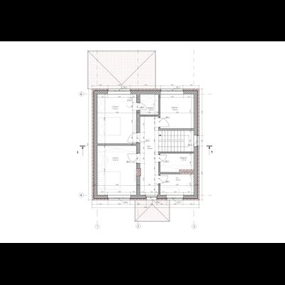 Двухэтажный дом с тремя спальнями 136.98 м² + 17.06м² (S5)