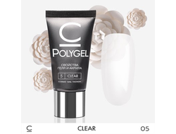 ПОЛИГЕЛЬ ДЛЯ НОГТЕЙ POLIGEL С, (clear-прозрачный) 30мл.