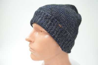 шапка из кашемира с отворотом Италия Вицио мужская