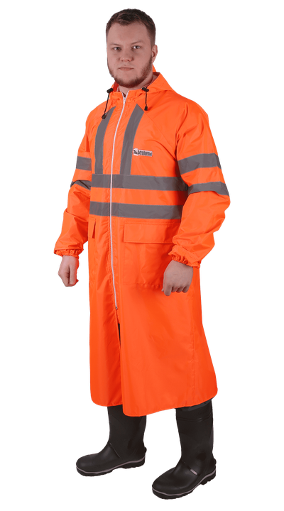 Плащ ПВХ «Extra-Vision WPL» (оранжевый), ПЛА004