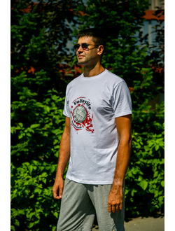 Футболка повседневная c принтом Volleylife (размер 42-48 )