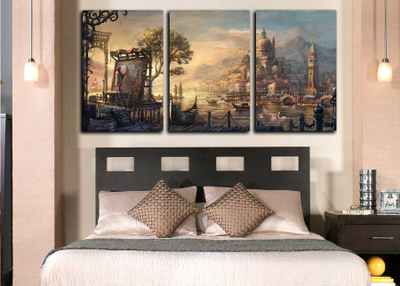 Модульная картина "Волшебный город"