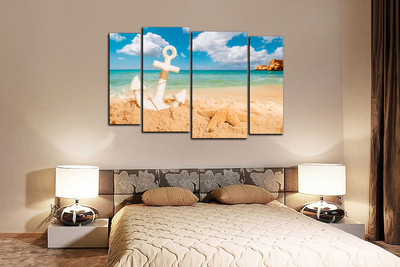 Модульная картина "Голубая лагуна"