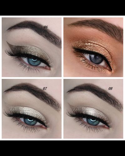 Сияющие жидкие тени для век Metal hype