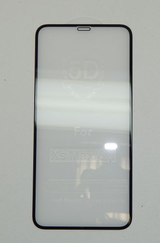 Защитное стекло для iPhone XS MAX 4D черное