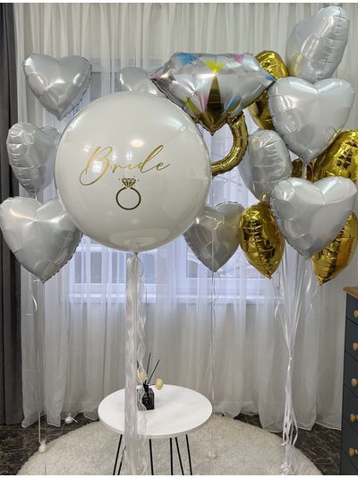 Набор шаров Белый блеск