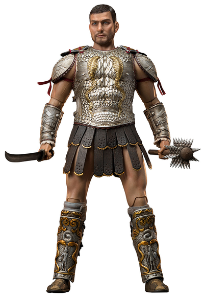Римский гладиатор в чешуйчатой броне - КОЛЛЕКЦИОННАЯ ФИГУРКА 1/6 scale Imperial Legion Roman Gladiator Ares Version (HH18052) - HAOYUTOYS