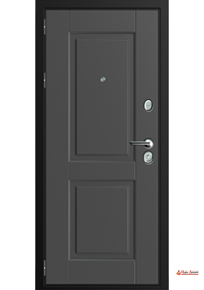 С-123\21 Черный букле\ DOPPIO CLASSICA Grey soft\ White soft