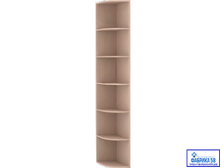 Угловой терминал для шкафа-купе ЛДСП (выбор цвета)