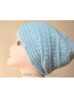 Vizio 6163 шапка италия голубая Сургут фото итальянских шапок и беретов Визио для женщин