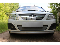 Защита радиатора Lada Largus 2012- / Largus Cross 2014-chrome низ