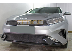 Защита радиатора KIA Cerato 2021- black верх PREMIUM