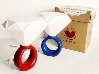 ночник кольцо с бриллиантом