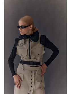 Плащ-трансформер Бежевый