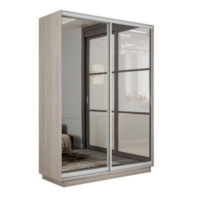 Шкаф- купе 2-Х дверный Е 1 "Экспенс" фасад зеркало 1.2/1.4/1.6 М