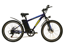 Pioneer Discovery (6 скоростей, диск. тормоза, 250W, 10А) (синий)