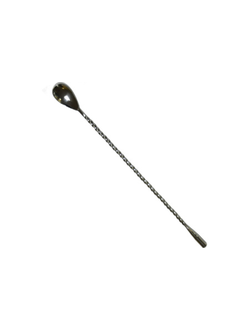 Ложка барменская с каплей овал 33 см, нержавеющая сталь