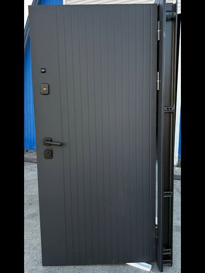 E-Trade. ТАЙГА 105 мм (ТРЕХКОНТУРНАЯ). САТИН ГРАФИТ/ ЭМАЛИТ БЕЛЫЙ-ЗЕРКАЛО С ФАЦЕТОМ