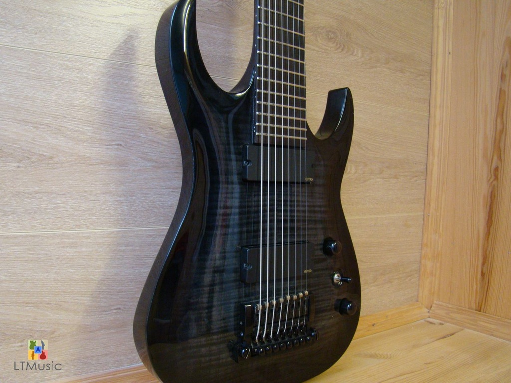 Другие гитары, акустика - Agile Interceptor Pro 828 EB EMG Black Flame