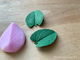 Молд «Лист фиалки лесной, садовой #4» (ELF_decor)
