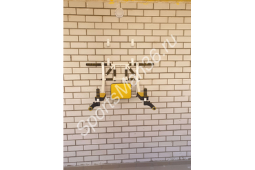 ТУРНИК БРУСЬЯ ПРЕСС 3 В 1 PROFI МУЛЬТИХВАТ РАЗБОРНЫЙ, цвет бело-жёлтый