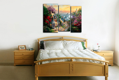 Модульная картина "Старинный город"