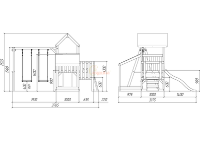 Детская площадка Савушка TooSun 5