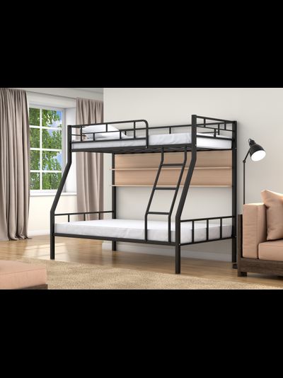 Двухъярусная кровать Раута черная