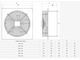 Вентилятор осевой ROF-A-4E630-220В-IP44 с жалюзи