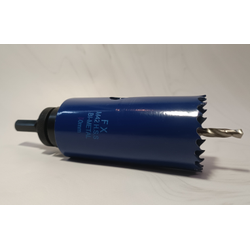 Коронка биметаллическая диаметр 40 мм глубина 100 мм