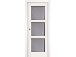 Дверь из массива, белая эмаль Турин ДО