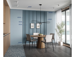 3D панель Cosca decor RP019, 156х12, 2800мм, экополимер