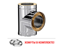 Craft GS-50 сэндвич-тройник 90° (316/0,5/304/0,5) Ф150х250