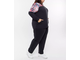 Женский спортивный костюм Арт. 18088-9317 (цвет графит-розовый) Размеры 50-76