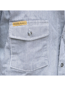 Рубашка Prison Blues® HICKORY WORK SHIRT [Молния/Длинный рукав]