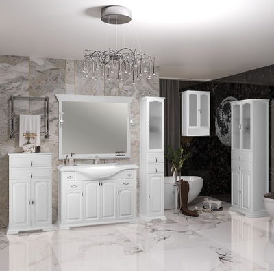 Мебель для ванной Opadiris Риспекто 120 белый матовый