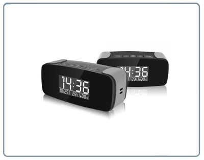 WiFi видеоняня/охранная видеокамера с информатором времени, температуры и влажности в помещении, с DVR, Full HD (TinyCam)