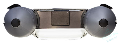 Лодка ПВХ Мастер Лодок Таймень NX2800НДНД "Комби" Св.Серый / Графит