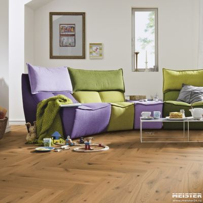 Паркетная доска Meister Дуб Витал 8808 PS500R