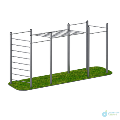 Рукоход с турниками и шведская стенка