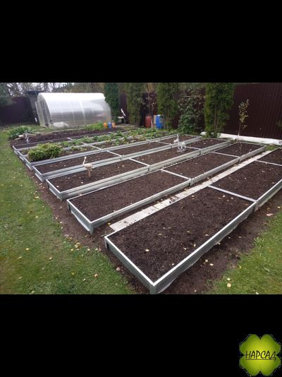 ГРЯДКА ОЦИНКОВАННАЯ "ЧУДО ГРЯДКА" (в220 х ш800 х д2000мм)