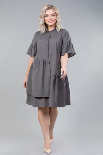 Дизайнерское платье НОВИТА 1247 коричневый