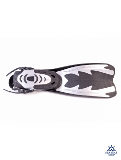 Ласты регулируемые Sargan РИФ черные р.L-XL