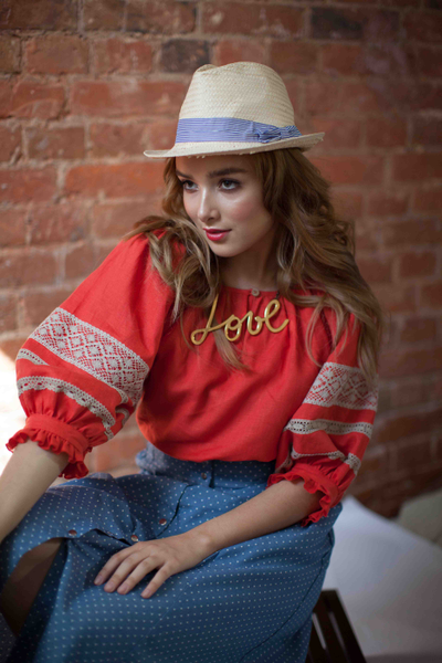 Блуза -Крестьянка