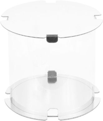 Коробка для пряничного домика 160*160 мм  прозрачная ТУБУС, белый