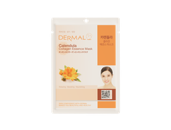 Dermal Calendula Collagen Essence Mask / Dermal Тканевая маска с экстрактом календулы и коллагеном (23 г)